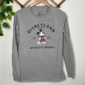 Mickey Mouse Disneyland Resort 1955 Gray Long Sleeve
